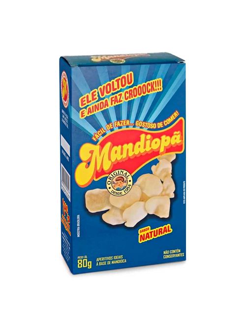 Snack Mandiopã Sabor Natural 80g