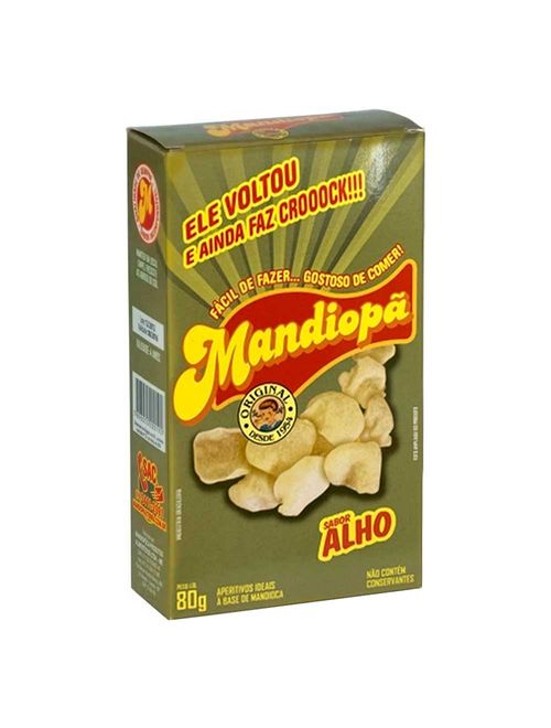 Aperitivo Mandiopã Sabor Alho 80g