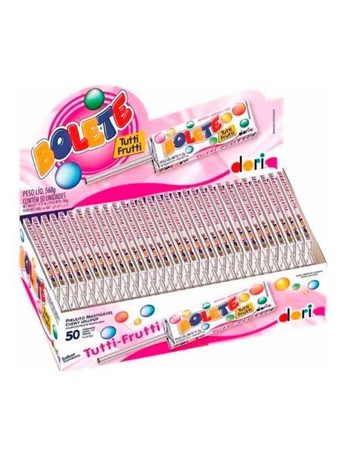 Pirulito Mastigável Bolete c/50 - Dori