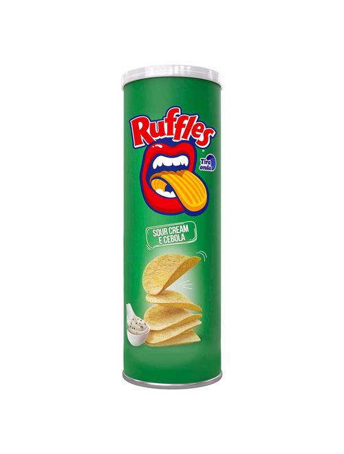 Batata Ruffles Lisa Sour Cream e Cebola 134g - Elma Chips