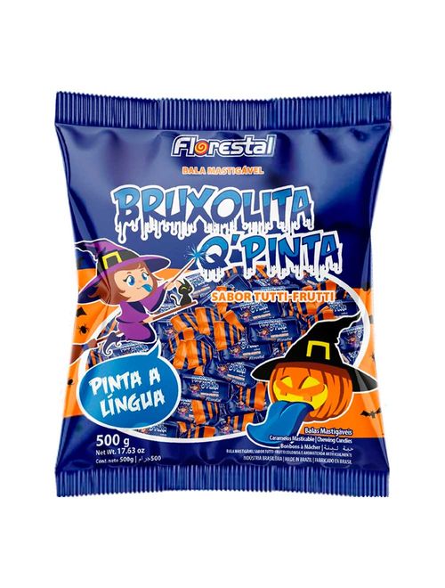Bala Mastigável Bruxolita Pinta Lingua 500g - Florestal