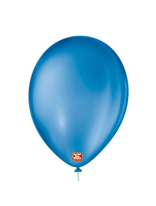 Balão Azul Cobalto Tamanho 9 c/50 - São Roque