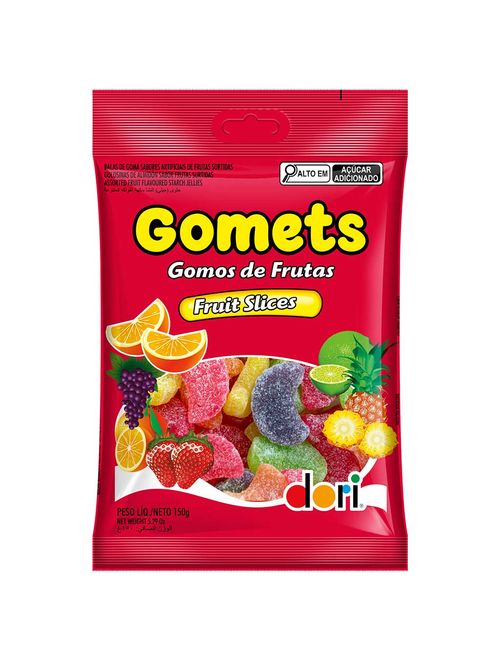 Bala de Goma Sabor Frutas Sortidas 150g - Dori