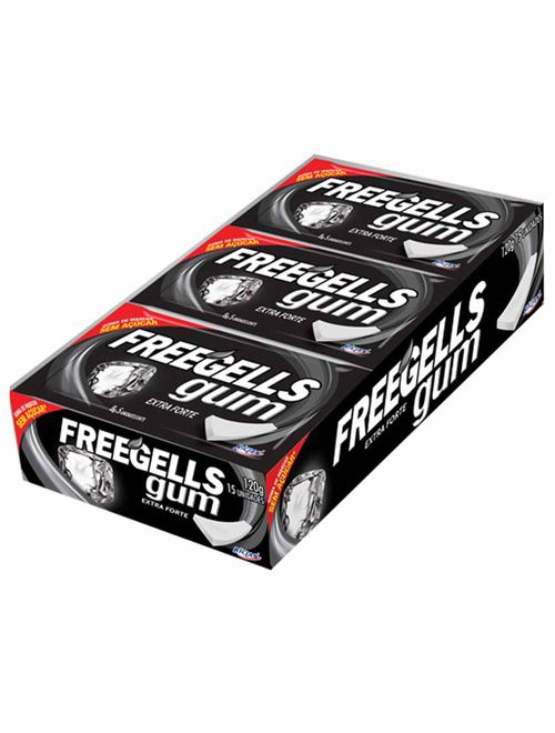Chiclete Gum Extra Forte 8g c/15 - Freegells