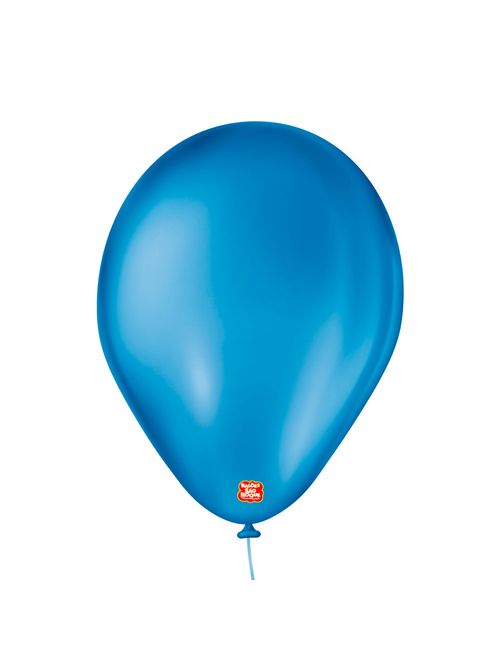 Balão Azul Cobalto Tamanho 7 c/50 - São Roque