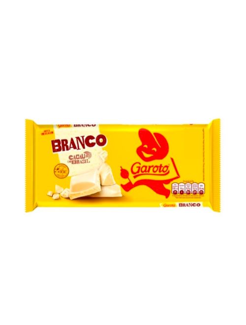 Tablete Chocolate Branco Cacau Brasil 80g - Garoto