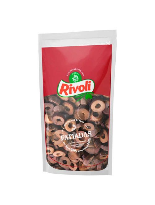 Azeitona Preta em Conserva Fatiada 300g - Rivoli