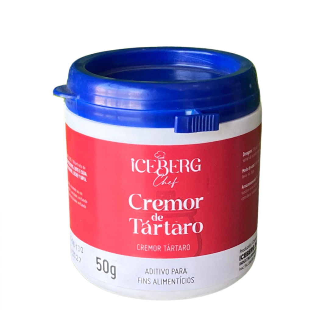 Cremor de Tártaro 50g - Chef Iceberg - Doce Malu