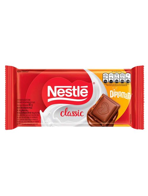 Tablete Classic Sabor Diplomata 80g - Nestlé