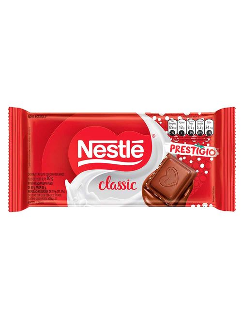 Tablete de Chocolate Classic Prestígio 80g - Nestlé