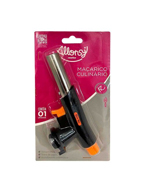 Maçarico Culinário Laranja Un - Cromus