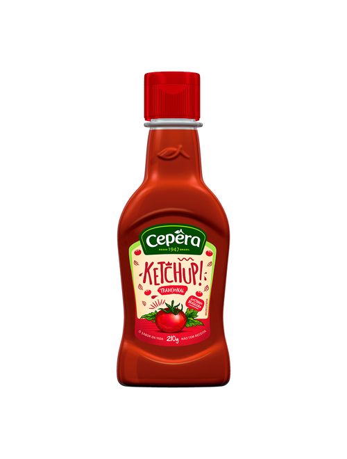 Ketchup Tradicional 210g - Cepera