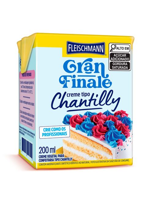 Chantilly Gran Finale 200ml - Fleischmann