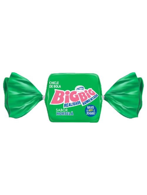 Chiclete Hortelã Big Big Realidade Aumentada 315g - Arcor