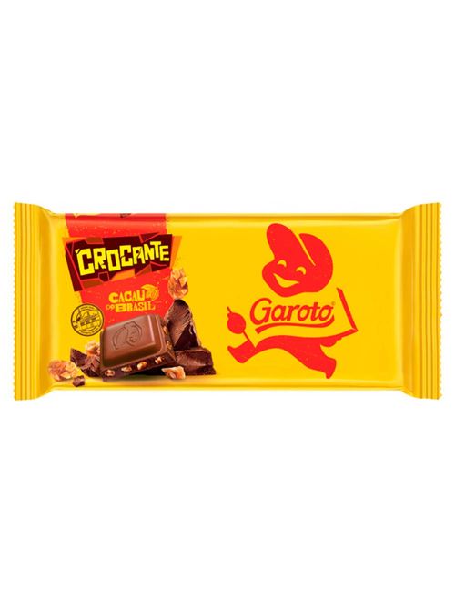 Tablete de Chocolate Crocante 80g - Garoto