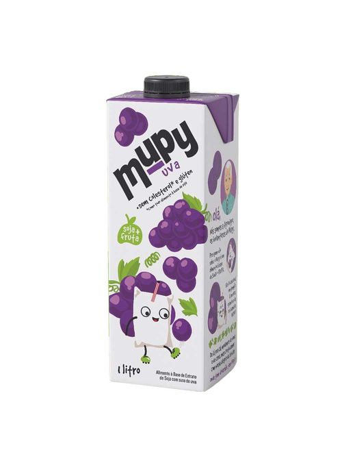 Suco de Soja 1L Sabor Uva - Mupy