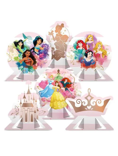 Princesas Disney Decoração de Mesa c/6 - Regina