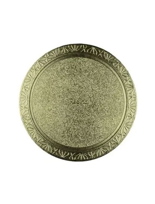 Prato Plano Cake Board Dourado Redondo 26cm - Regina