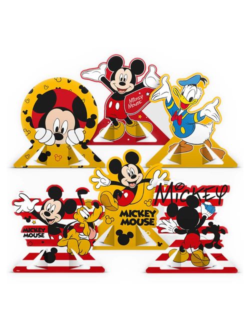 Mickey Mouse Decoração de Mesa c/6 - Regina