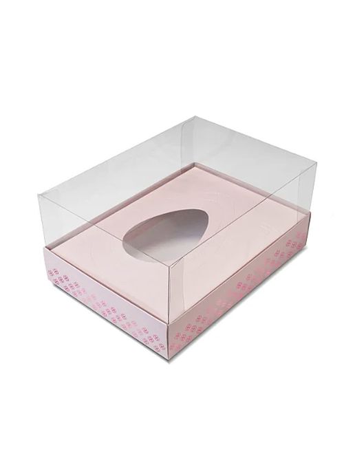 Caixa para Ovo de Colher Multi Berço 250g/350g/500g Rosa Fiori - Sulformas