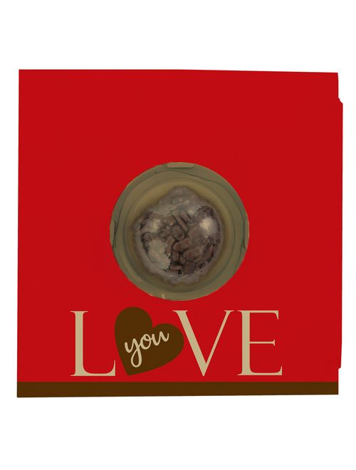 Cartão para Bombom Love You 11x11cm Un - Carber