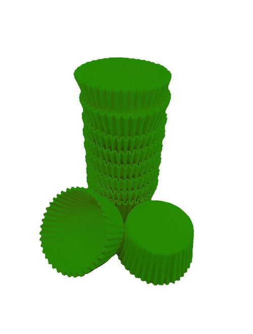 Forminha Lisa Impermeável para Doces Verde Bandeira No 3 c/100 - Reiki