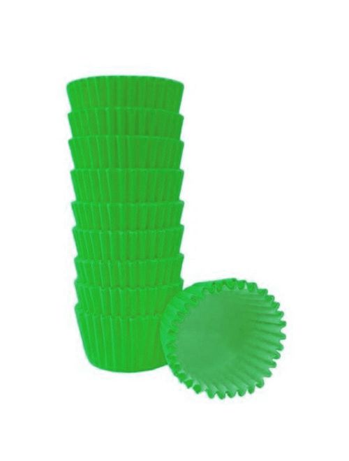 Forminha Lisa para Doces Verde Bandeira No 5 c/100 - Reiki