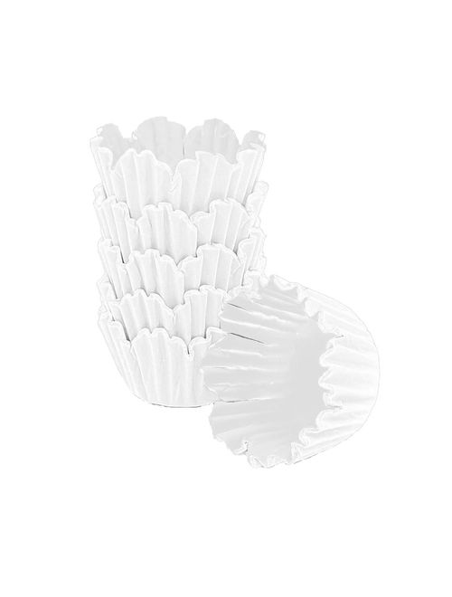 Forminha Lisa Recortada para Doces Branca No 5 c/100 - Reiki