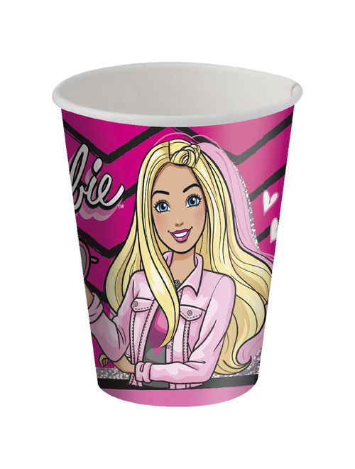 Barbie Copo de Papel c/8 - Festcolor