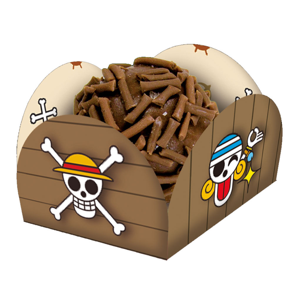 Encontraproduto.com.br - One Piece Porta Forminha c/40 - Festcolor