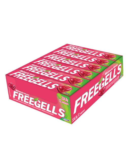 Drops Freegells Melancia c/12 - Riclan