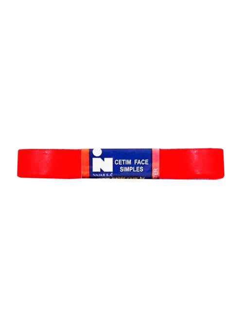 Fita de Cetim Simples No3 Cor Vermelho c/10m - Najar