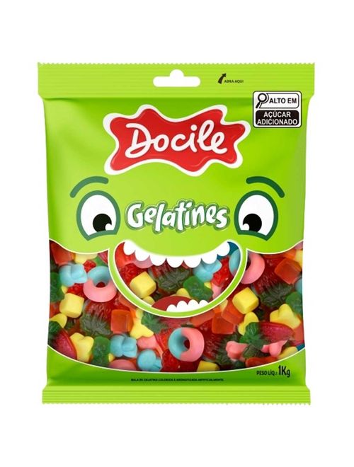 Bala de Gelatina Mix 1kg - Docile