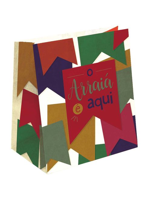 Saco de Papel Festa Arraiá - Cromus