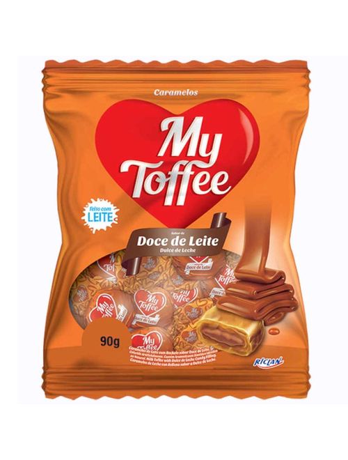 Bala de Caramelo com Doce de Leite My Toffe 90g - Riclan