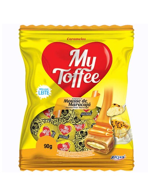 Bala de Caramelo Mousse de Maracujá My Toffe 90g - Riclan