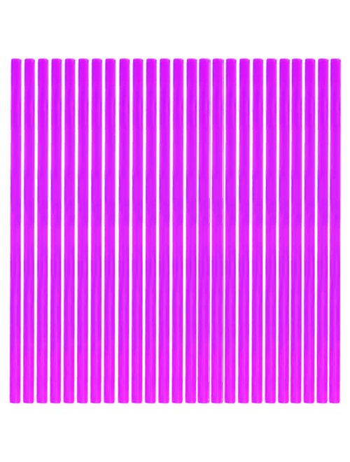 Canudos para Drinks Lilás Biodegradáveis c/100 - Plastifer