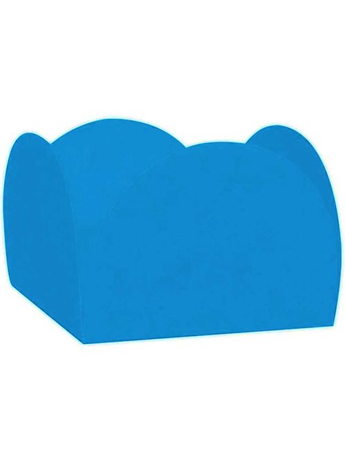 Forminha para Doces Azul 4 Pétalas c/50 - NC Toys