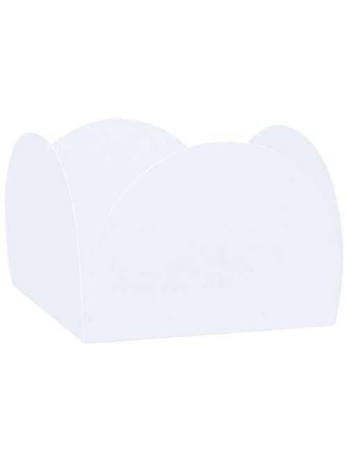 Forminha para Doces Branca 4 Pétalas c/50 - NC Toys