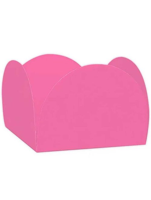 Forminha para Doces Rosa Escura 4 Pétalas c/50 - NC Toys