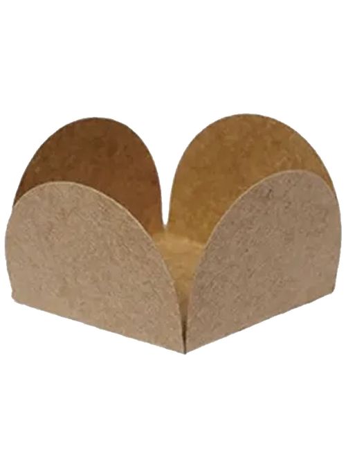 Forminha para Doces Kraft 4 Pétalas c/50 - NC Toys