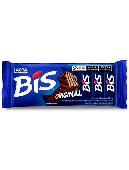 Chocolate Bis Ao Leite c/16 - Lacta