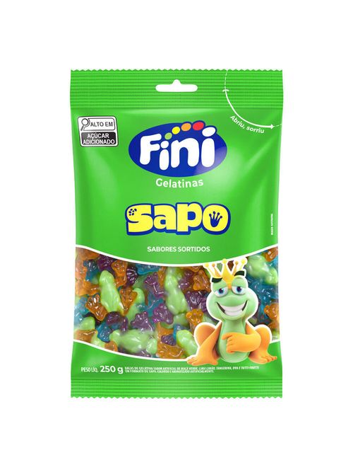 Bala de Gelatina Sapo Sortido 250g - Fini