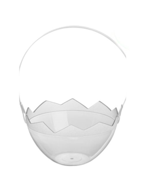 Cesta de Páscoa Transparente c/1 - Festplastik