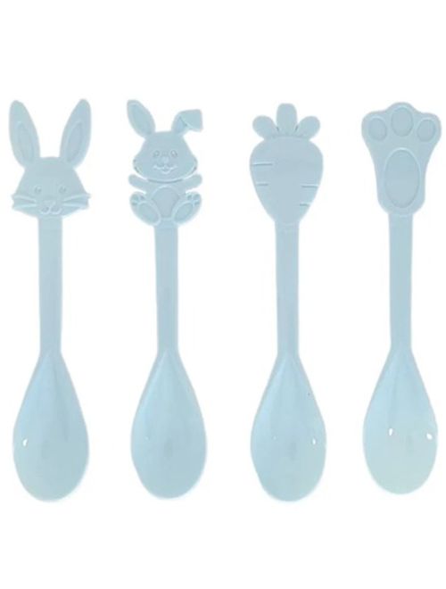 Colher de Páscoa Azul Candy c/12 - Festplastik