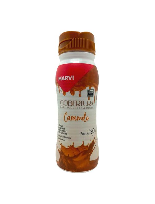 Cobertura para Sorvete Caramelo 190g - Marvi