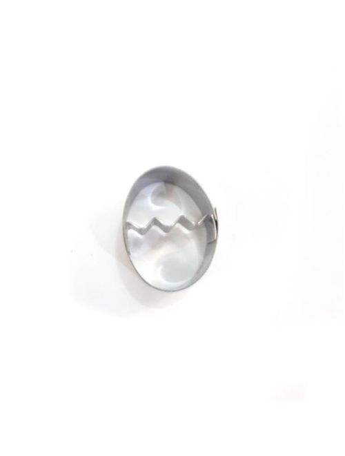 Cortador Inox Ovo de Páscoa Quebrado Pequeno - Lamare