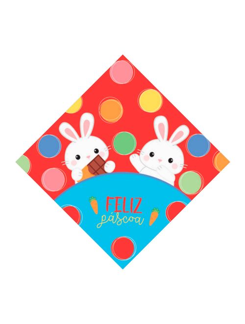 Embalagem Para Ovo de Páscoa Floquinhos 39x39cm c/25 - Carber