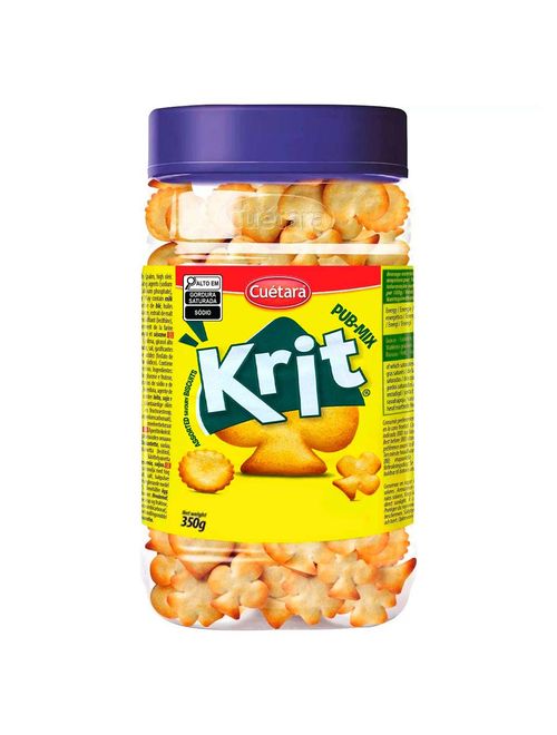 Biscoito Salgado Krit Pub-Mix 350g - Cuétara