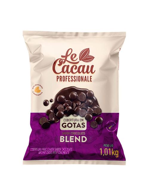Gotas de Chocolate Fracionado Blend 1,01kg - Le Cacau